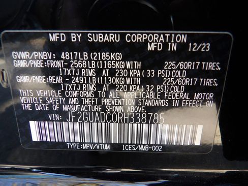 Used 2024 Subaru Crosstrek 2.0i Premium w/ Crosstrek Mirror Package image 29