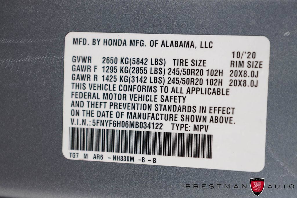Used 2021 Honda Pilot Elite image 48