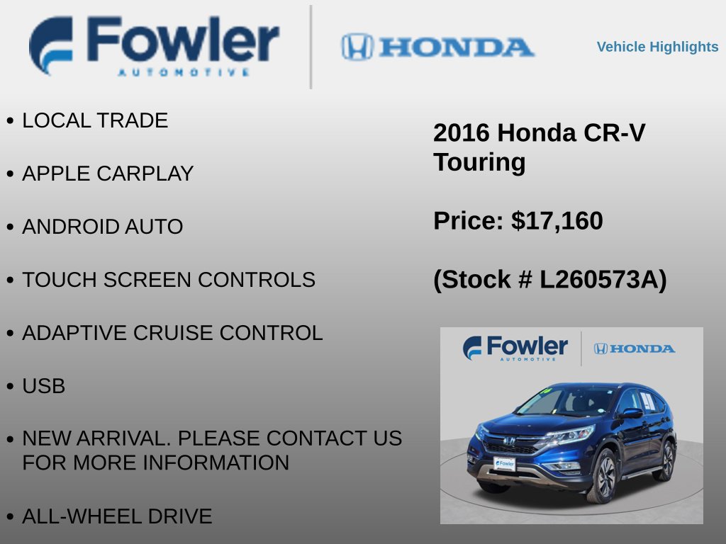 Used 2016 Honda CR-V Touring image 8