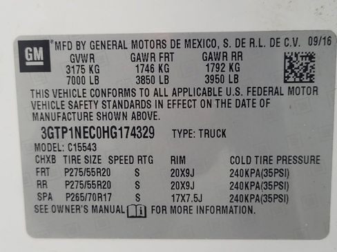 Used 2017 GMC Sierra 1500 SLT w/ SLT Premium Package RWD image 33