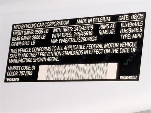 New 2025 Volvo EX30 Ultra w/ Protection Package Premier image 32