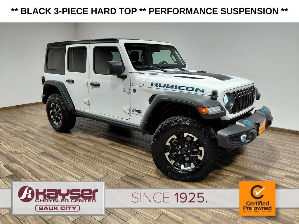 Certified 2024 Jeep Wrangler Unlimited Rubicon 4xe AWD/4WD image 1