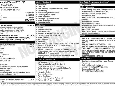 Used 2025 Chevrolet Tahoe RST w/ Comfort Package AWD/4WD image 24
