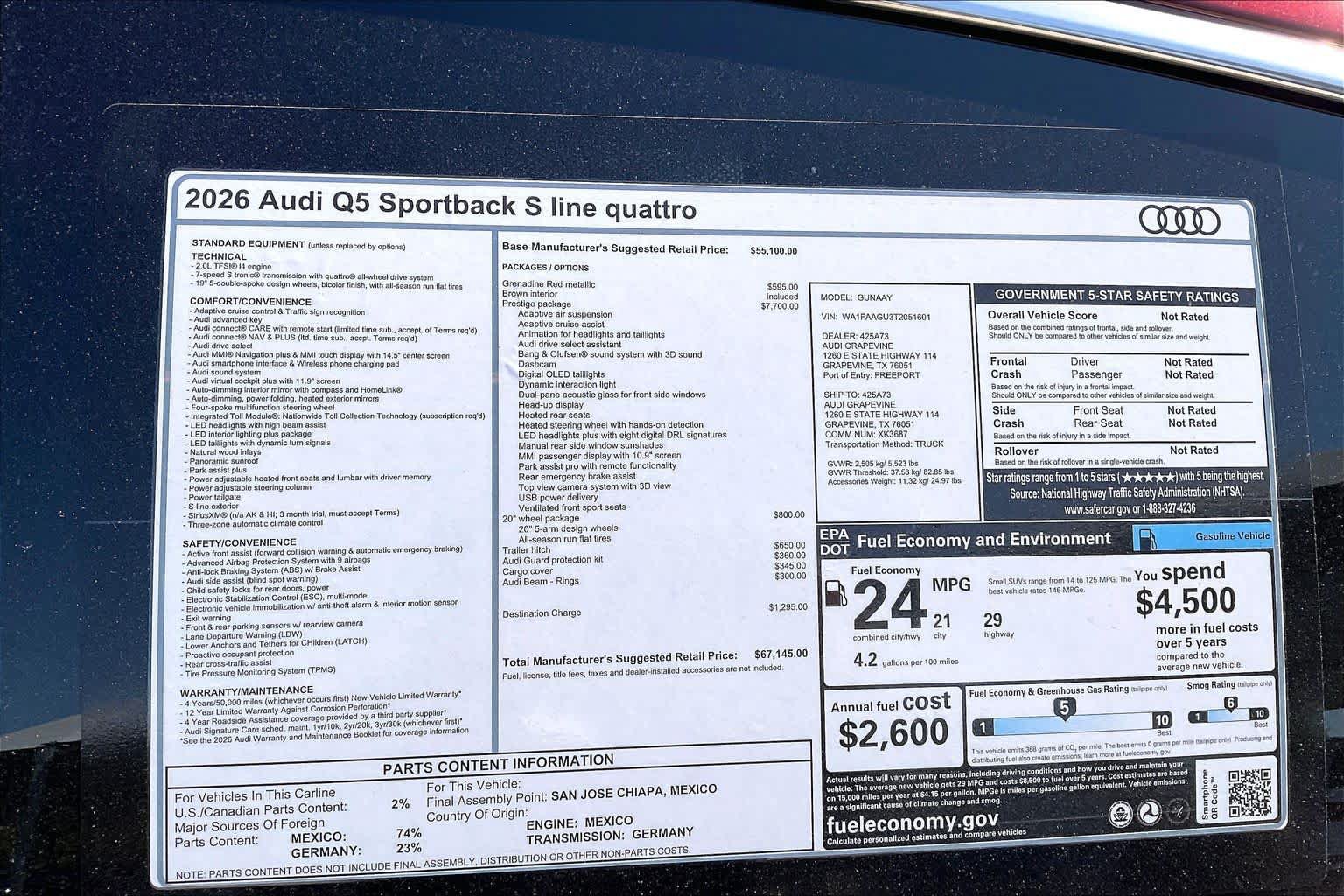 New 2026 Audi Q5 Prestige AWD/4WD image 19
