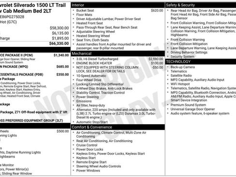 Used 2023 Chevrolet Silverado 1500 LT Trail Boss w/ Convenience Package II AWD/4WD image 10