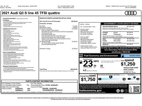 Used 2021 Audi Q3 2.0T Premium image 6