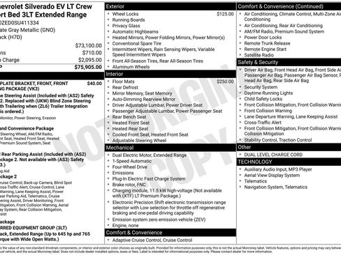New 2025 Chevrolet Silverado EV LT AWD/4WD image 10