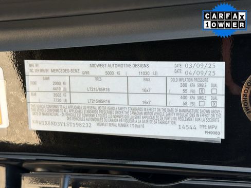 Used 2025 Mercedes-Benz Sprinter 3500 image 19