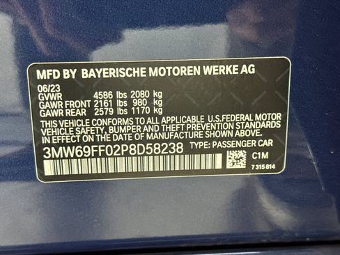 Used 2023 BMW 330i Sedan w/ Parking Assistance Package RWD image 26