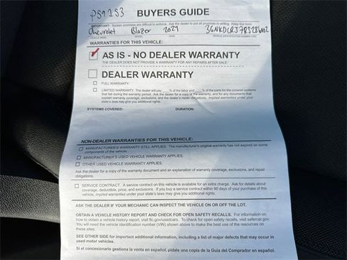 Used 2024 Chevrolet Blazer EV RS image 43