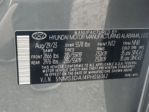 Used 2023 Hyundai Santa Fe SEL Premium w/ Cargo Package AWD/4WD image 32
