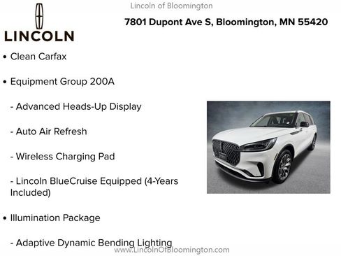 Certified 2025 Lincoln Aviator Reserve w/ Illumination Package AWD/4WD image 6
