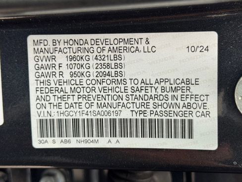 Used 2025 Honda Accord SE image 70