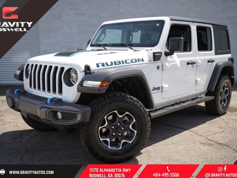 Used 2023 Jeep Wrangler Unlimited Rubicon 4xe w/ Cold Weather Group image 1