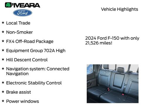 Used 2024 Ford F150 Platinum w/ Equipment Group 702A High AWD/4WD image 8
