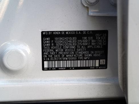 Used 2024 Honda HR-V EX-L image 48