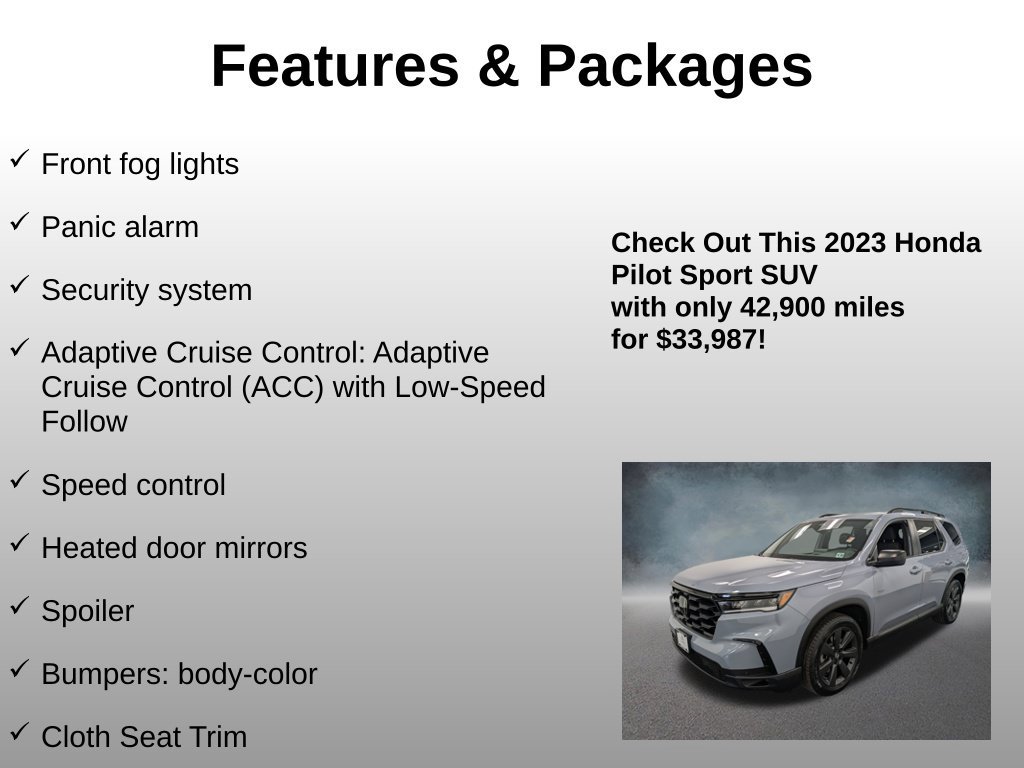 Used 2023 Honda Pilot Sport image 20