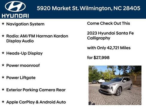 Used 2023 Hyundai Santa Fe Calligraphy image 6