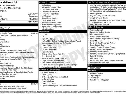 New 2026 Hyundai Kona SE image 7