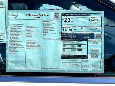 New 2026 Nissan Pathfinder SL image 14