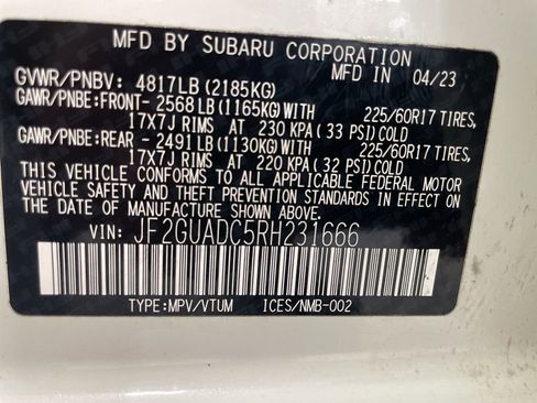 Certified 2024 Subaru Crosstrek 2.0i Premium image 32