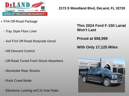 Used 2024 Ford F150 Lariat w/ Bed Utility Package AWD/4WD image 6