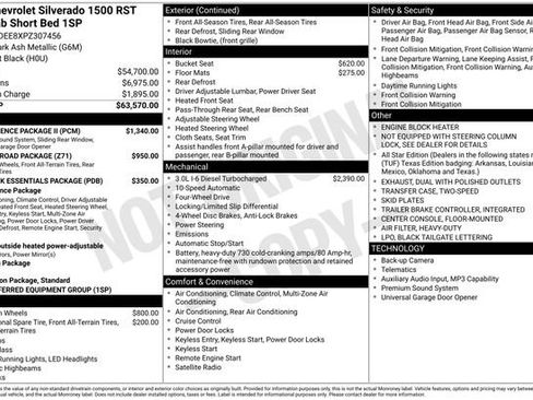 Used 2023 Chevrolet Silverado 1500 RST w/ Convenience Package II AWD/4WD image 10