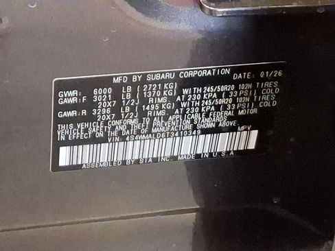 New 2026 Subaru Ascent Bronze Edition image 14