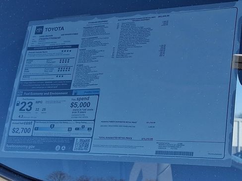 New 2026 Toyota Land Cruiser Base image 3