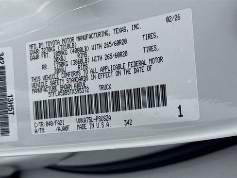 New 2026 Toyota Tundra SR5 AWD/4WD image 30
