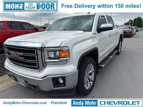 Used 2014 GMC Sierra 1500 SLT w/ SLT Crew Cab Value Package AWD/4WD image 1