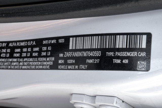 Used 2021 Alfa Romeo Giulia Ti AWD/4WD image 69
