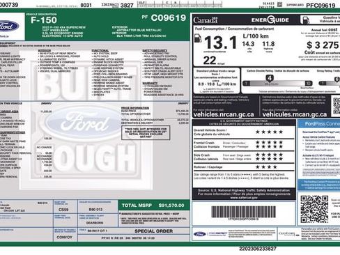 Used 2023 Ford F150 Tremor w/ Equipment Group 402A High AWD/4WD image 3