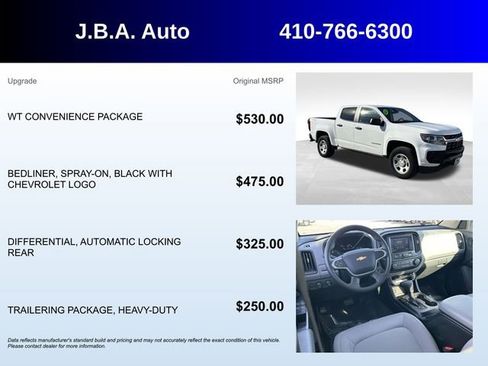 Used 2021 Chevrolet Colorado W/T w/ WT Convenience Package image 5