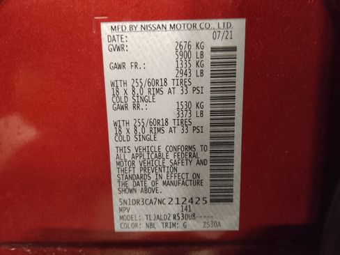 Used 2022 Nissan Pathfinder SL FWD image 33
