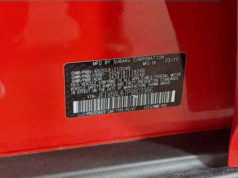 Used 2023 Subaru WRX Limited AWD/4WD image 12