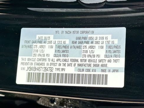 New 2026 MAZDA CX-90 Plug-In Hybrid w/ Preferred AWD/4WD image 45