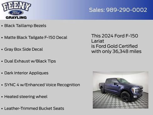 Certified 2024 Ford F150 Lariat AWD/4WD image 21