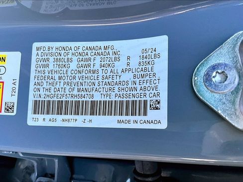 Used 2024 Honda Civic Sport image 16