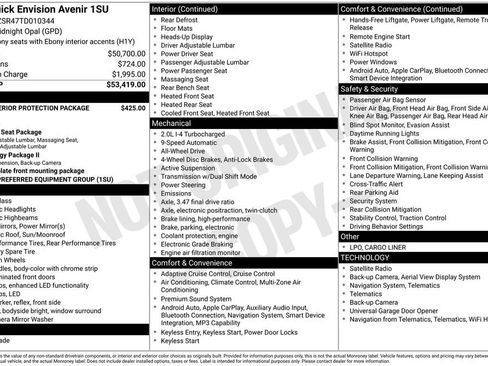 Certified 2026 Buick Envision Avenir AWD/4WD image 37