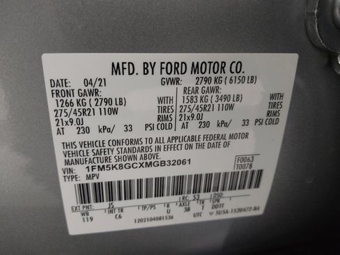 Used 2021 Ford Explorer ST w/ Equipment Group 401A AWD/4WD image 33
