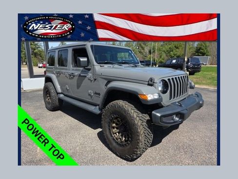 Used 2020 Jeep Wrangler Unlimited Sahara AWD/4WD image 1