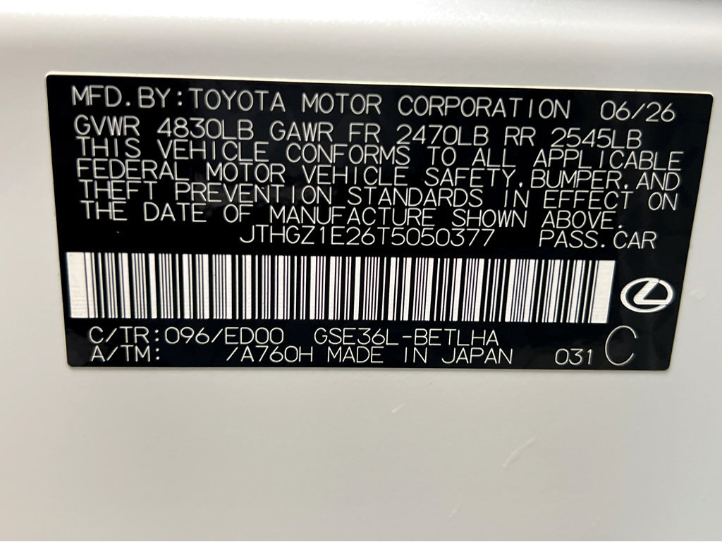 New 2026 Lexus IS 350 F Sport w/ Special Appearance Package AWD/4WD image 27
