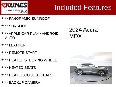 Used 2024 Acura MDX SH-AWD w/ Advance Package image 2
