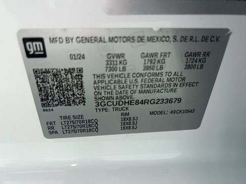 Used 2024 Chevrolet Silverado 1500 ZR2 w/ Technology Package AWD/4WD image 33