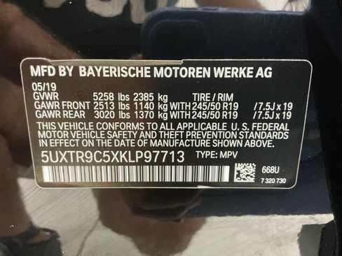Used 2019 BMW X3 xDrive30i w/ Convenience Package AWD/4WD image 51