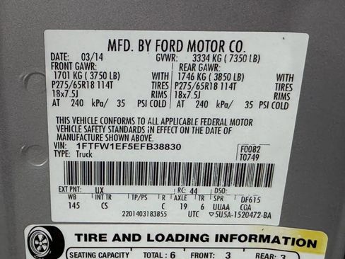 Used 2014 Ford F150 STX w/ Equipment Group 201A Mid AWD/4WD image 63