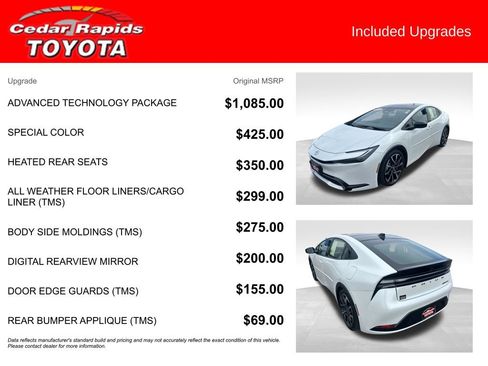 Used 2024 Toyota Prius Prime Premium w/ Advanced Technology Package FWD image 6