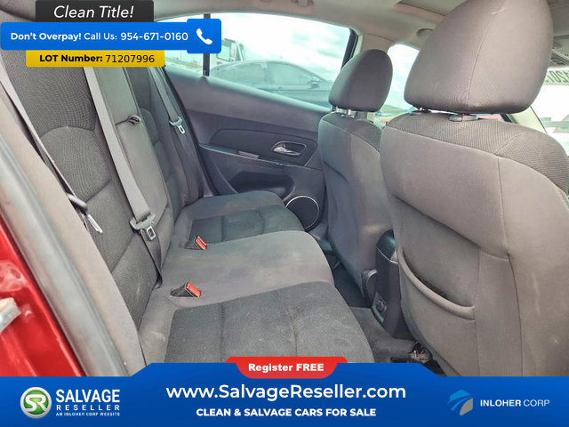 Used 2016 Chevrolet Cruze LT w/ Sun And Sound Package FWD image 13