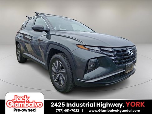 Used 2024 Hyundai Tucson Blue image 1